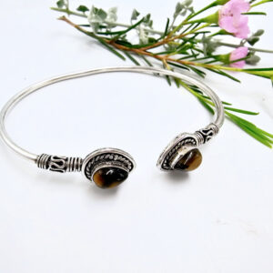 Ethnic Double Tigers Eye Bracelet