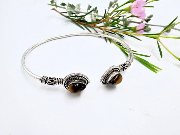 Ethnic Double Tigers Eye Bracelet