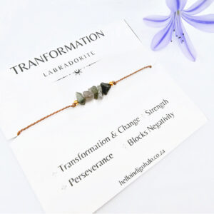 Labradorite Stone Chip Bangle (Transformation)