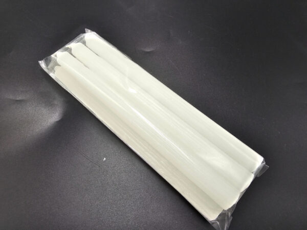 White Candles Solid 25cm - Pack of 6 (Cleansing)