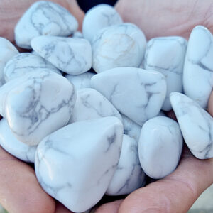 White Howlite Tumble Stones