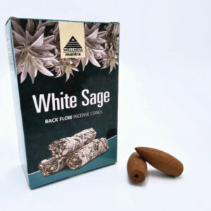 White Sage Backflow Incense Cones 10s