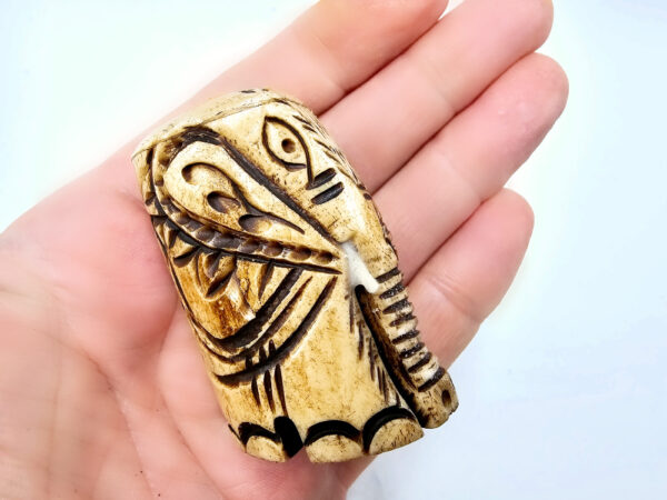 Elephant Incense Holder(Hand Carved Yak) - Image 4