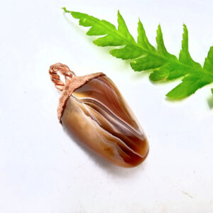 Agate Copper Pendant
