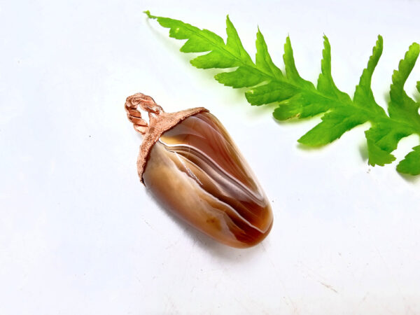 Agate Copper Pendant