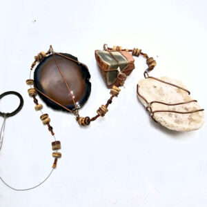 Agate, Polychrome & Geode Mobile (85cm)