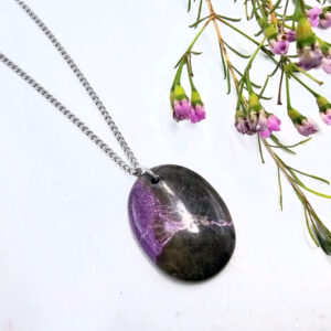 Atlantasite Oval Necklace