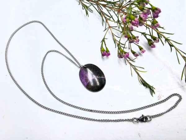 Atlantasite Oval Necklace - Image 2