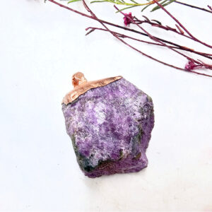 Atlantasite Rough Copper Pendant