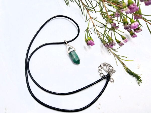 Chrysocolla Mini Pendant (925 Silver) - Image 2