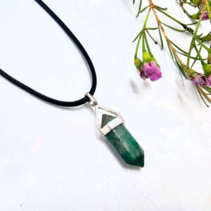Chrysocolla Mini Pendant with a 925 Silver setting