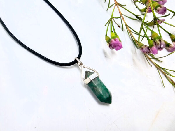 Chrysocolla Mini Pendant with a 925 Silver setting