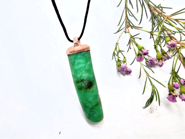Copper Chrysoprase wand