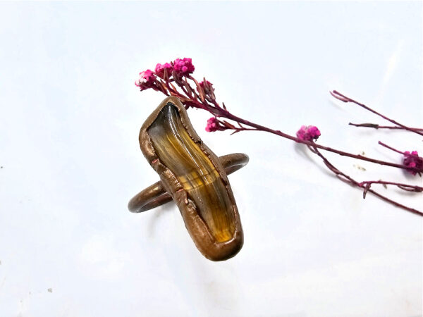 Copper Ring Tigers Eye