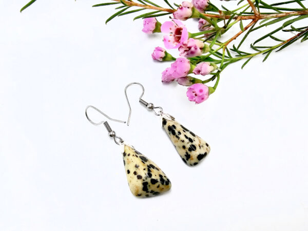 Dalmatian Jasper earrings