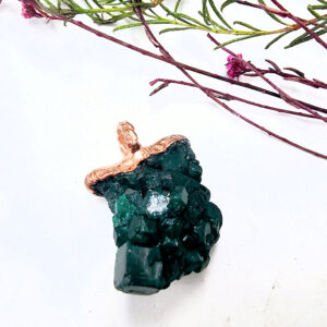 Dioptase Copper Pendant