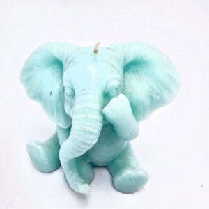 Green elephant candle