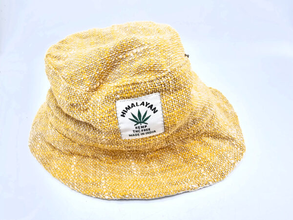 yellow Hemp Bucket Hat