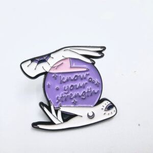 Know Your Strength Crystal Ball Pin Badge