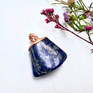 Lapis Lazuli Copper Pendant