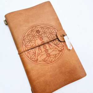 Meditation Chakra Journal Tan  (20x12cm)