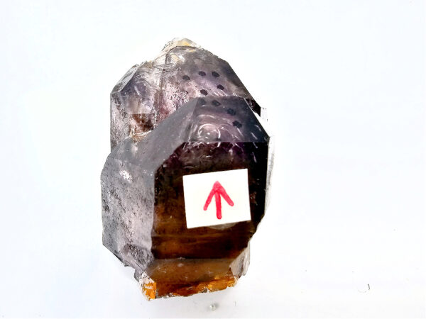 Royal Zulu Window Amethyst Pointwith a large Enhydro