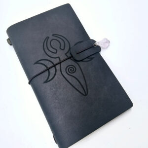 Triple Moon Goddess Journal Black (20x12cm)