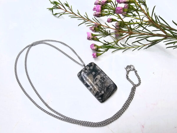Turritella Agate Necklace Square - Image 2