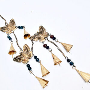 three layer butterfly chime with bells