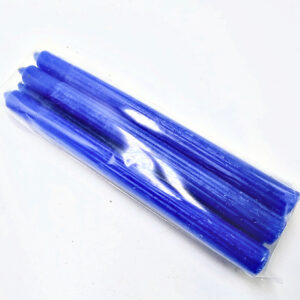 Blue Candles Solid 25cm - Pack of 6  (Understanding)