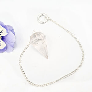 Clear Quartz Pendulum Point