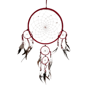 NEW *Dream Catcher Large Three Tier Red (21cm)