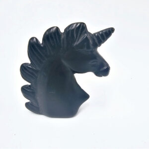 Black Obsidian Polished Unicorn
