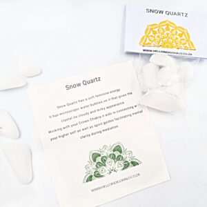 Mini Snow Quartz tumble stones Mini's