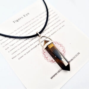 Tigers Eye Crystal Necklace (925 Silver)