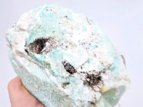 Amazonite Rough Chunk C (1.48kg) Mica - Image 2
