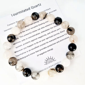 Tourmalinated Quartz Bangle (8mm)