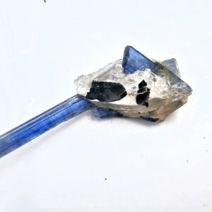 Blue Kyanite Cluster with Quartz