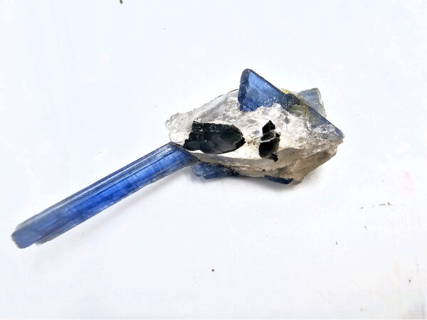 Blue Kyanite Cluster with Quartz