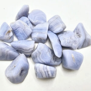 Blue Lace Agate Tumble Stones