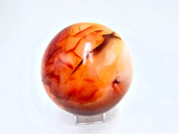 Carnelian Agate Sphere A (366g) - Image 2