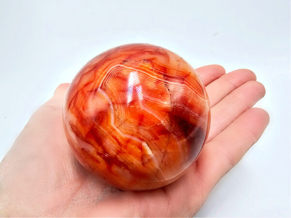 Carnelian Agate Sphere