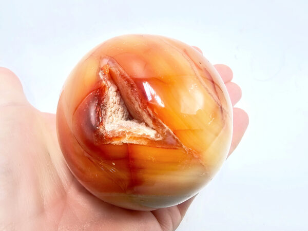 Carnelian Agate Sphere
