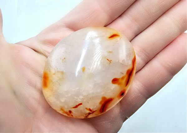 Carnelian Palm Stone