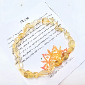 Citrine  Gemstone Nugget Bangle