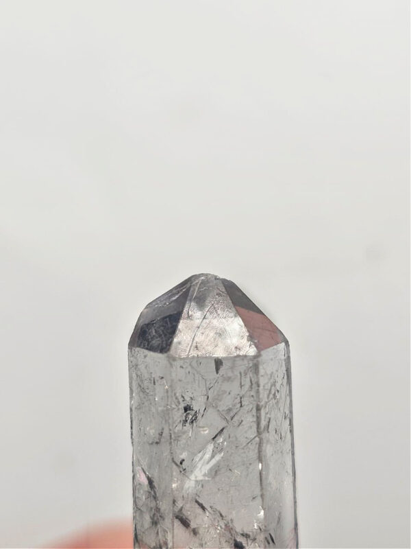 Clear Quartz Rough Record Keepers Copper Pendant A - Image 2