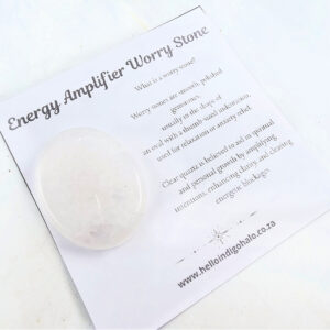 Worry Stone Energy Amplifier (Clear Quartz)