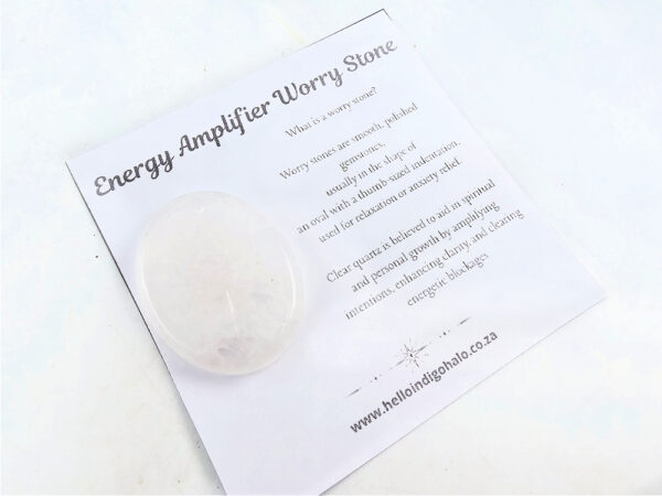 Worry Stone Energy Amplifier (Clear Quartz)