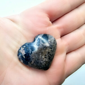 Dumortierite Heart