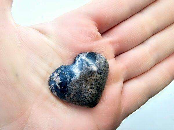 Dumortierite Heart